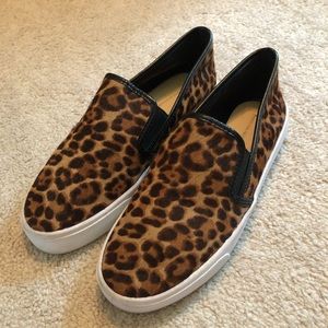 Banana Republic Leopard Print Slip ons